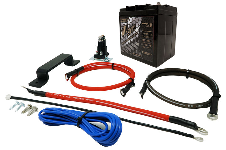 UTV STEREO POLARIS RZR 2ND BATTERY KIT
