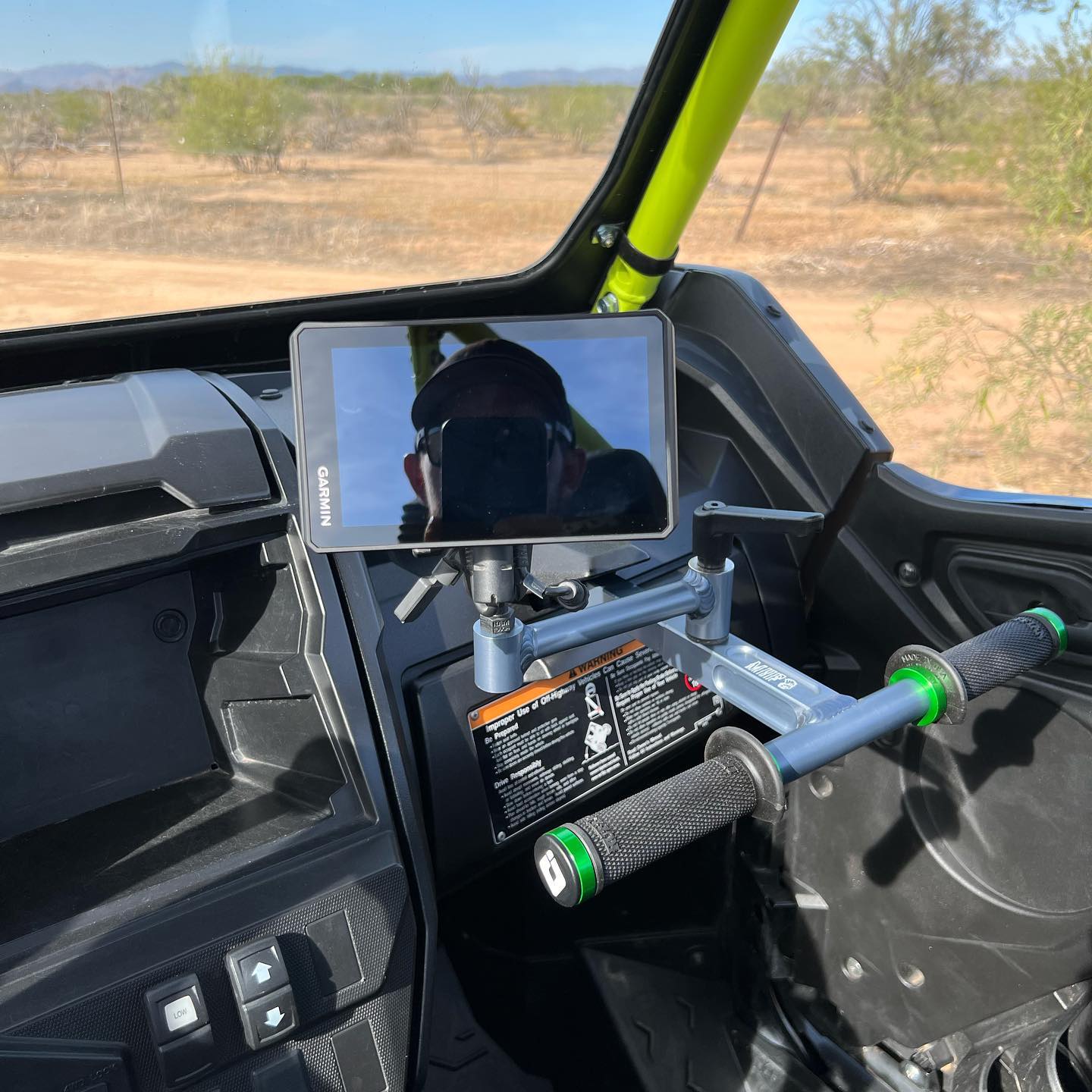 Kawasaki KRX1000 GPS Phone Navigation Tablet Mount