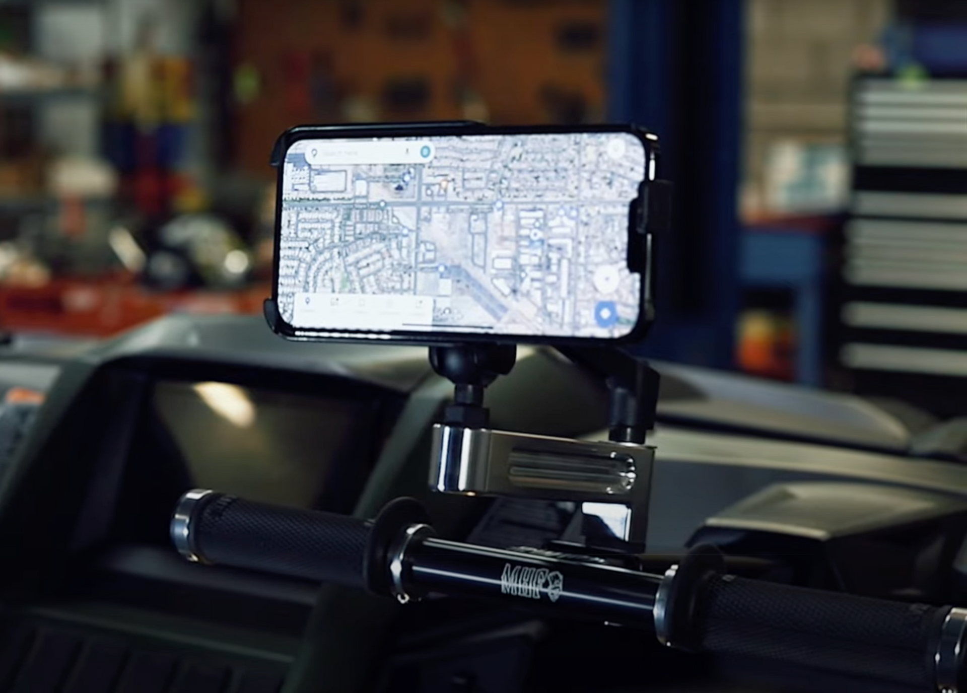 Load video: GPS mounts billet grab bar
